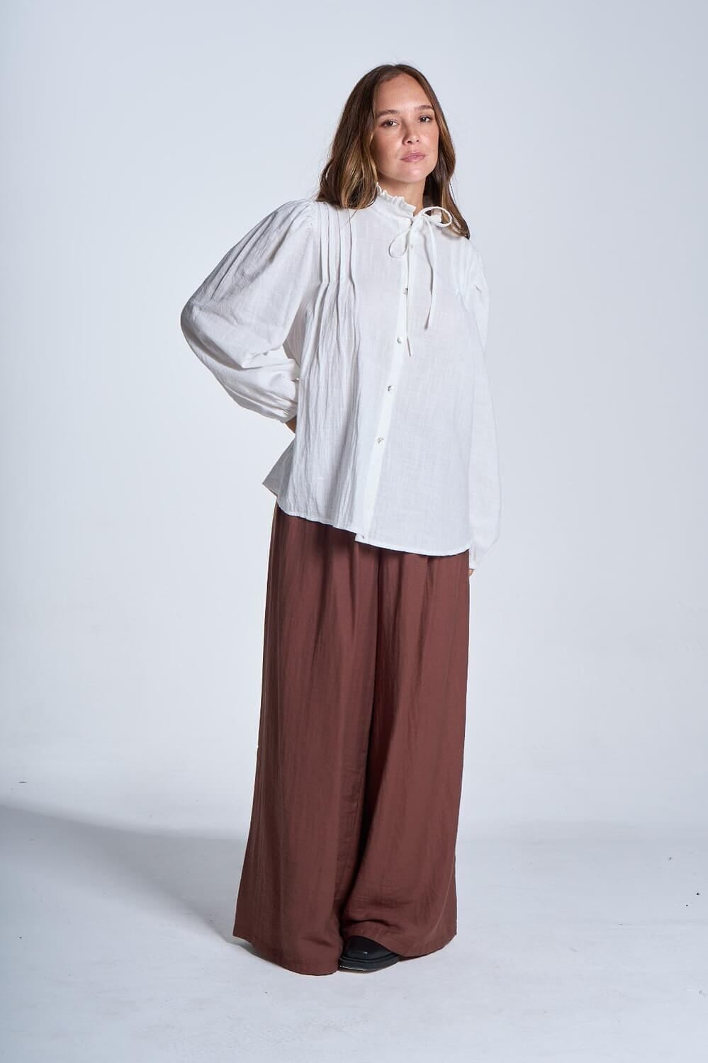 Camisa Tanna blanco talle unico