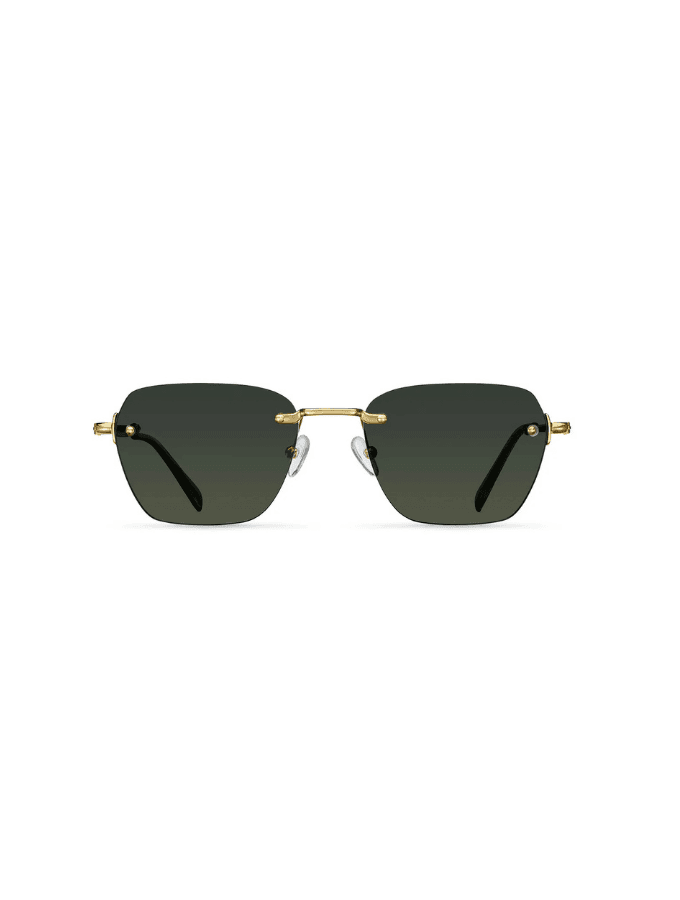 Lentes de Sol - Hakim Gold Olive dorado talle unico