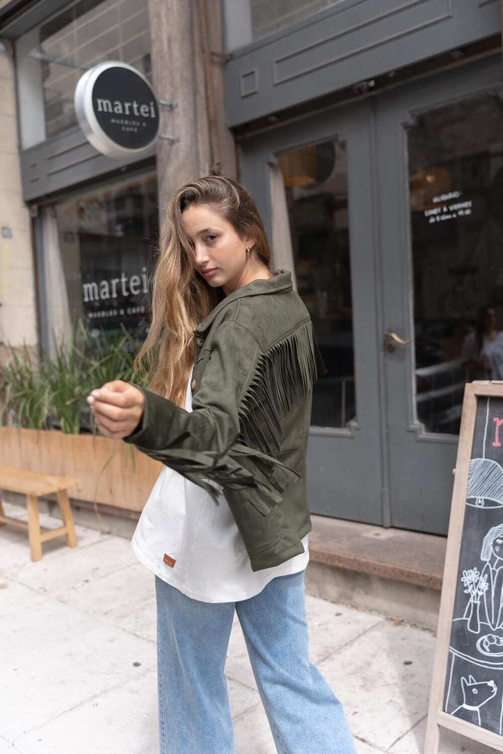 Chaqueta miranda verde m