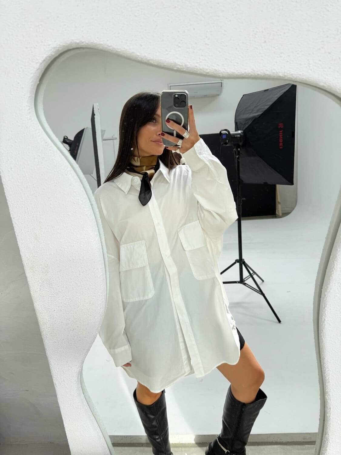 Camisa Carrie blanco talle unico