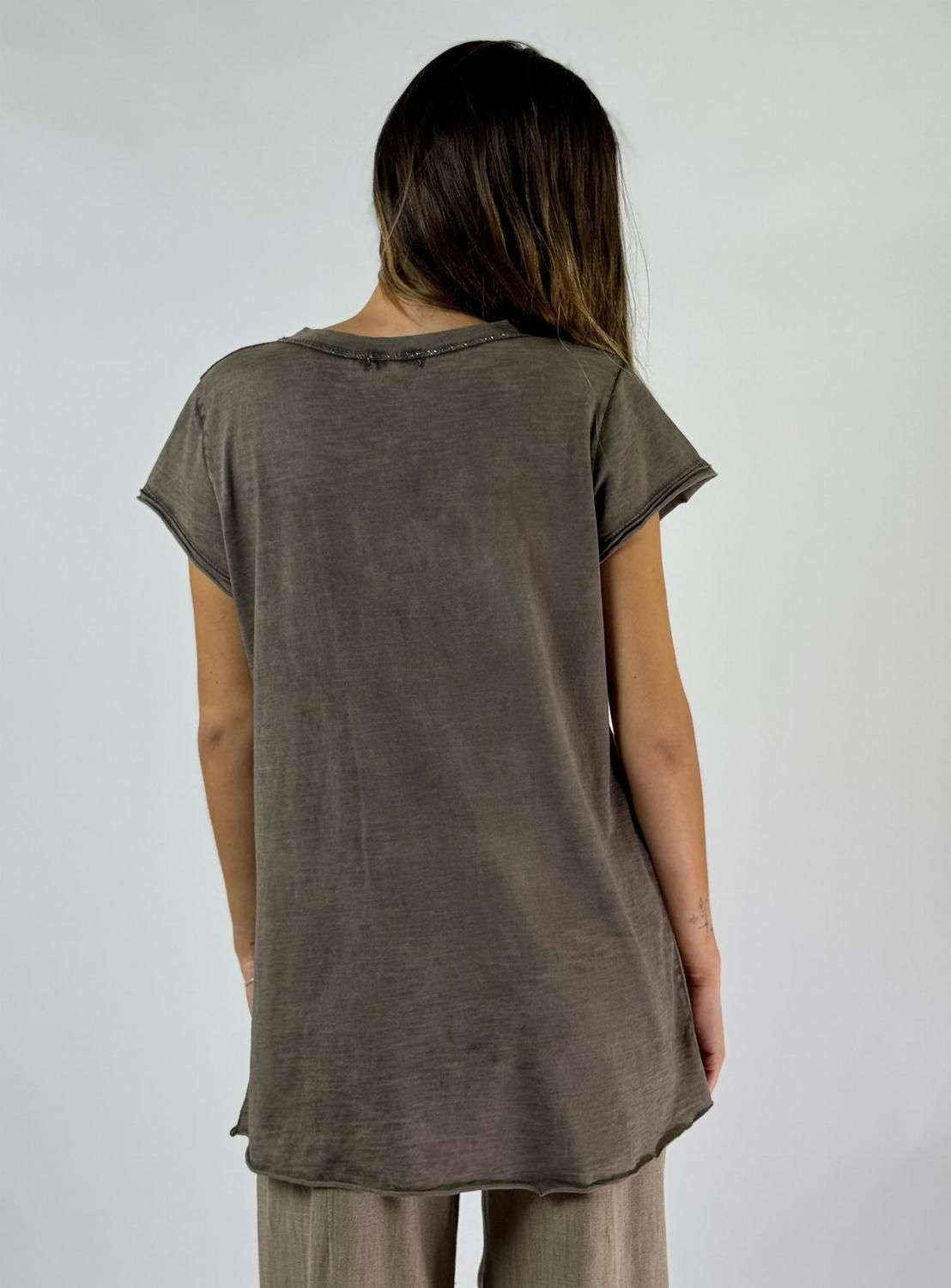 REMERA ARYAN marron l/xl