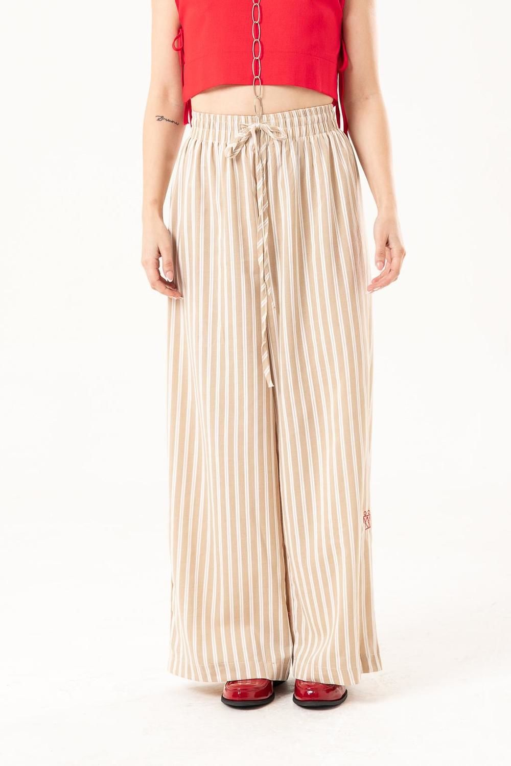 Pantalón Pipa beige m