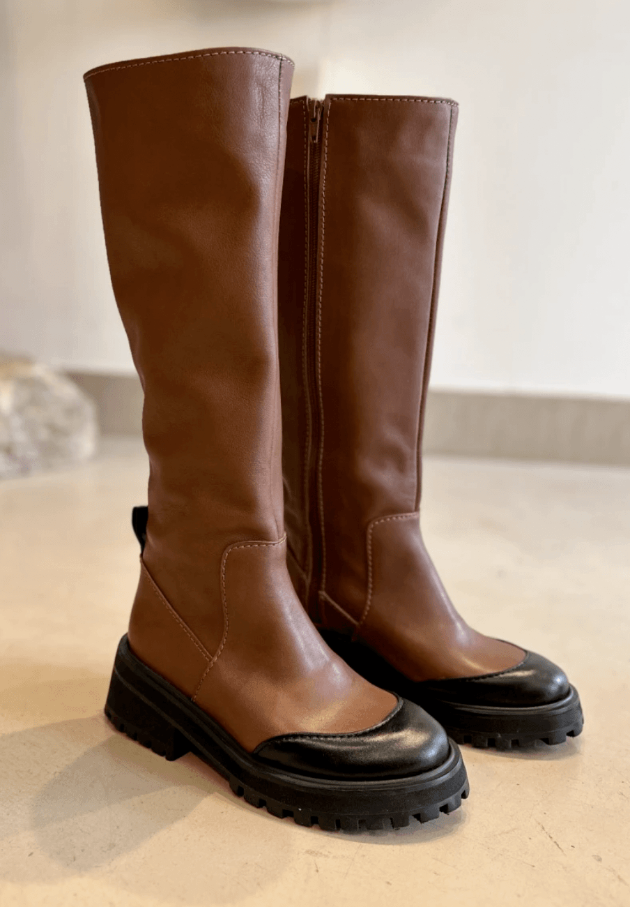 Bota Monta Combinada camel 40