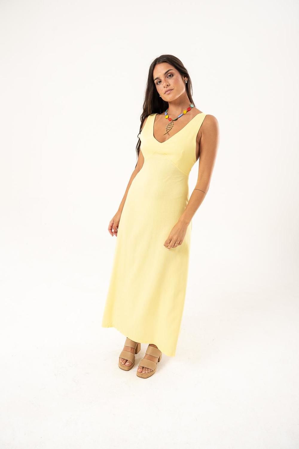 Vestido Blas amarillo xs