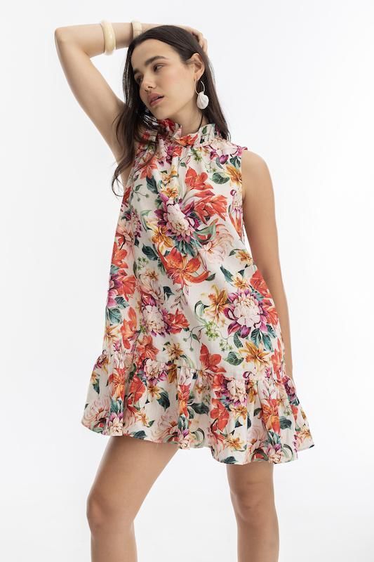 Vestido Daisy en Lino - Full Bloom