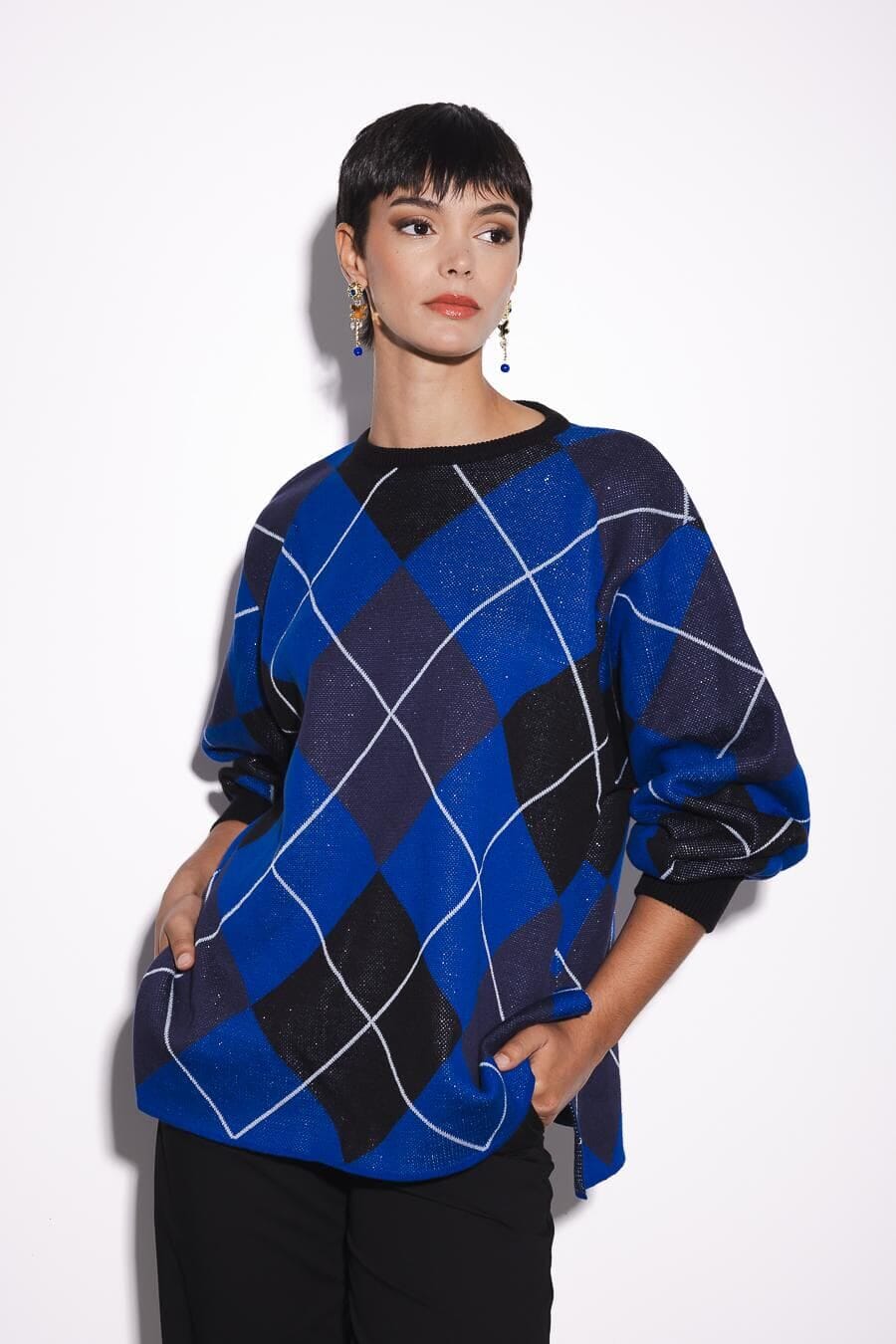 Sweater Beat azul talle unico