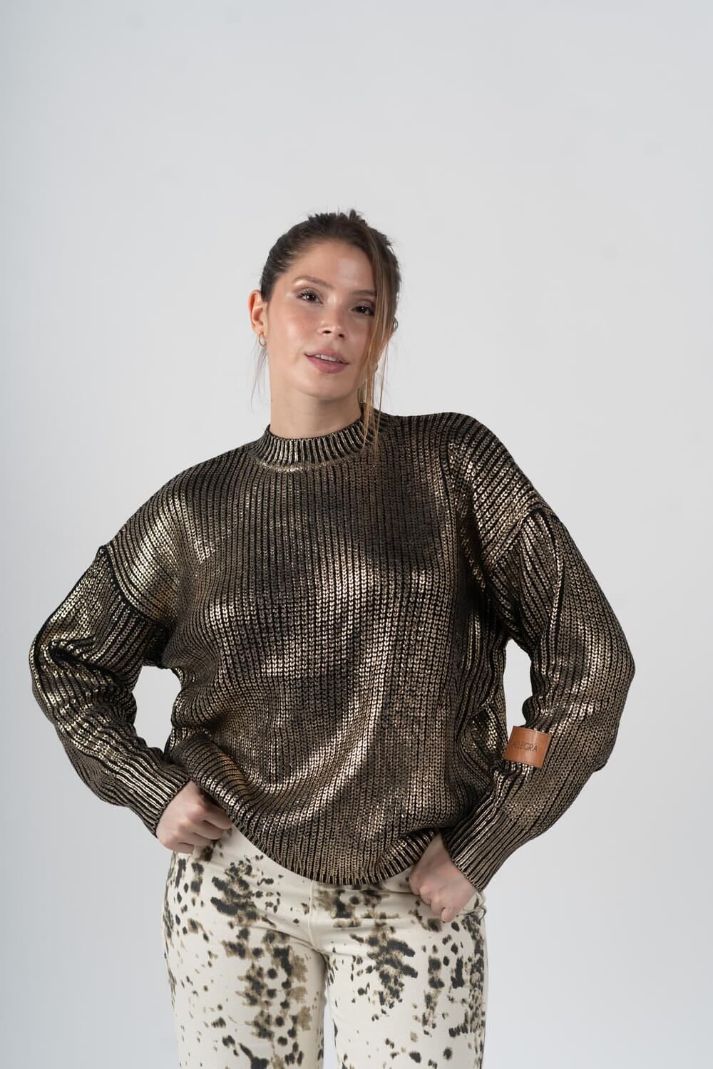 Buzo Staly dorado talle unico