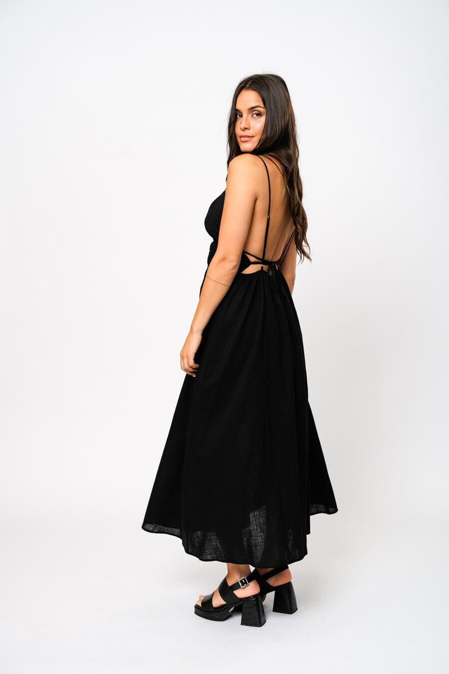 Vestido Paraiso negro l