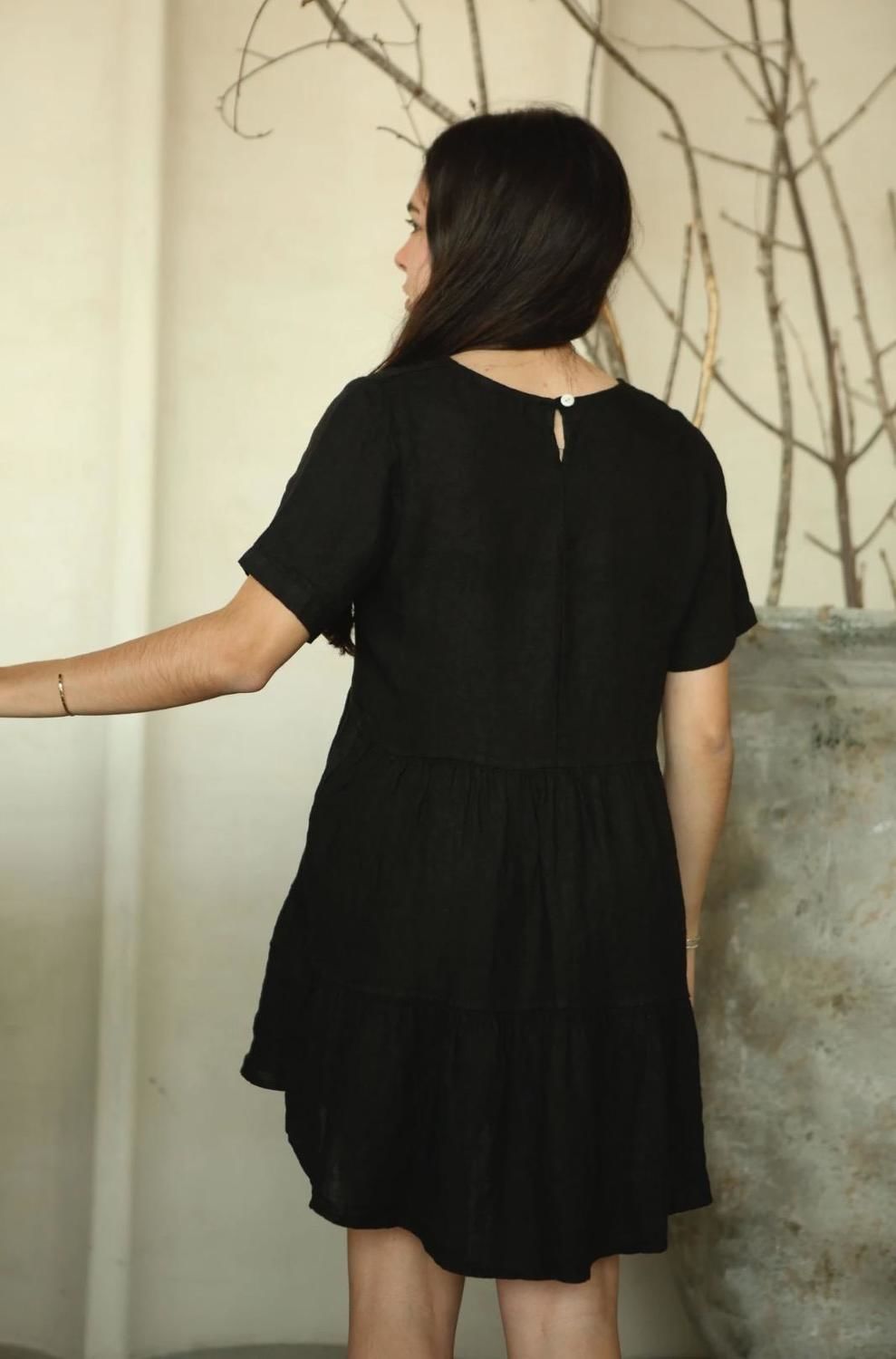 Vestido New Girasol negro l