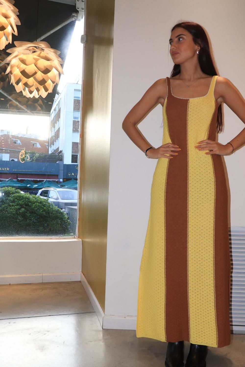 Vestido Cala amarillo xs/s