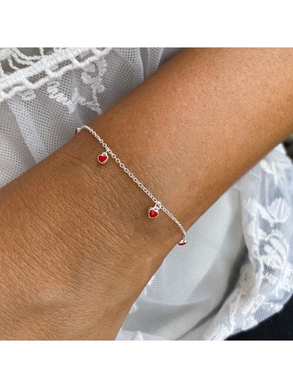 Pulsera RED LOVE en Plata 925 rojo n/a