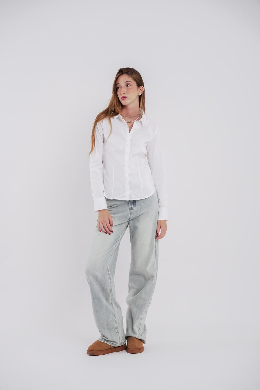 Jean wide leg blonde celeste s