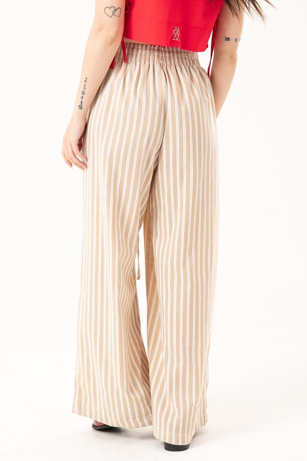 Pantalón Pipa beige m