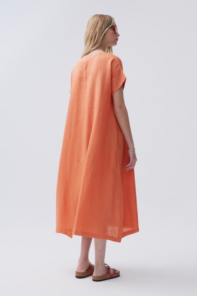 Vestido Mara naranja s/m