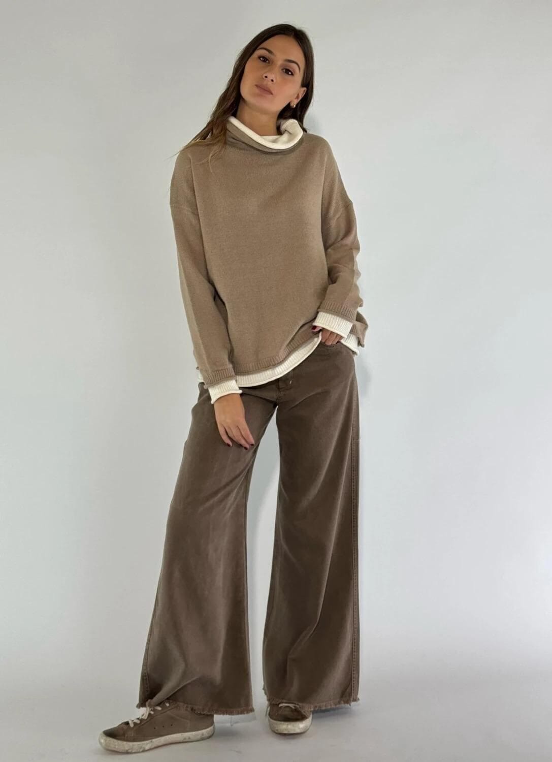 SWEATER ARIANA tostado talle unico