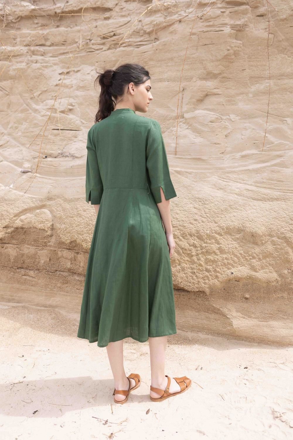 Vestido Té verde l