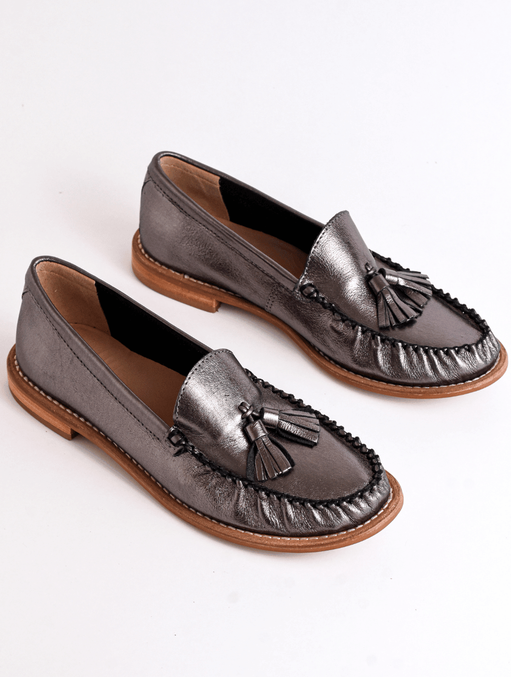 Mocasín Mocca peltre 34