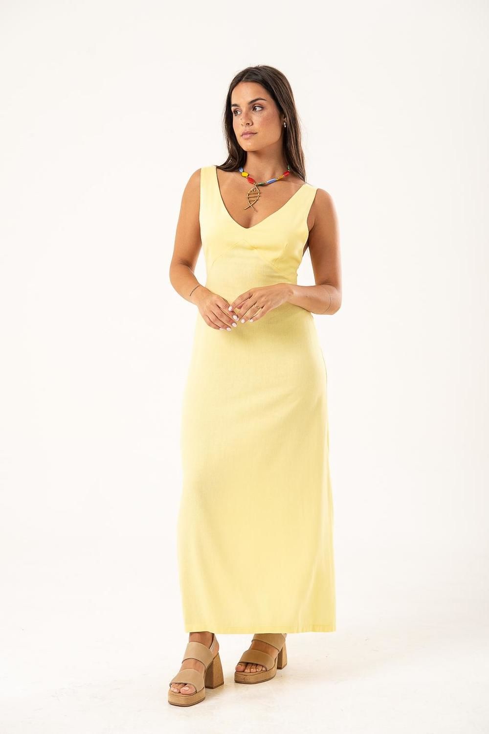 Vestido Blas amarillo xs