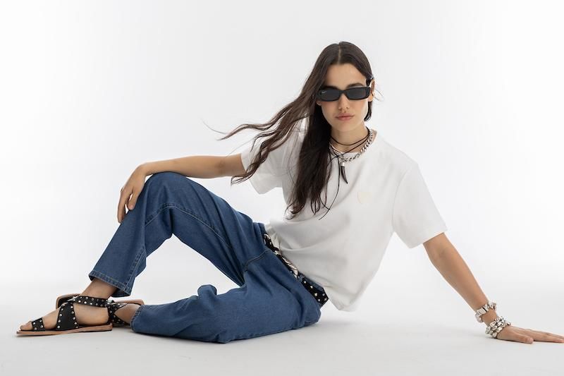 Pantalon Tango en Denim - Indigo azul m