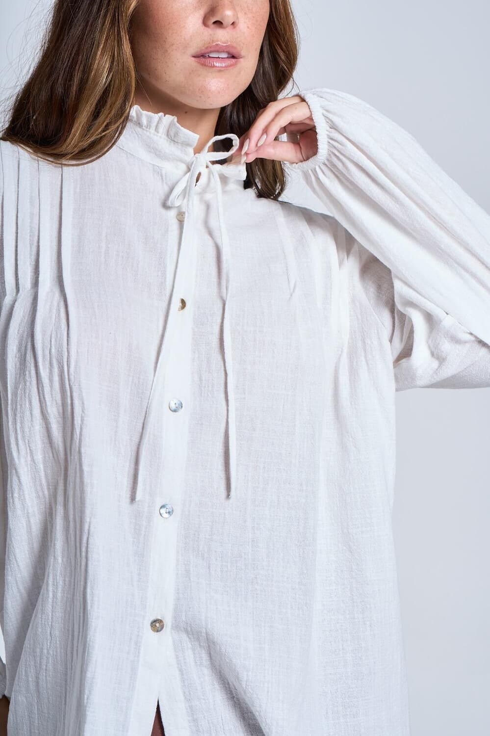 Camisa Tanna blanco talle unico