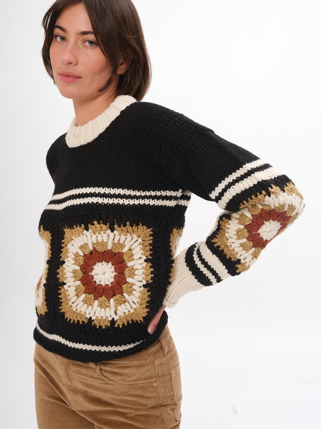 Sweater Cañada negro talle unico