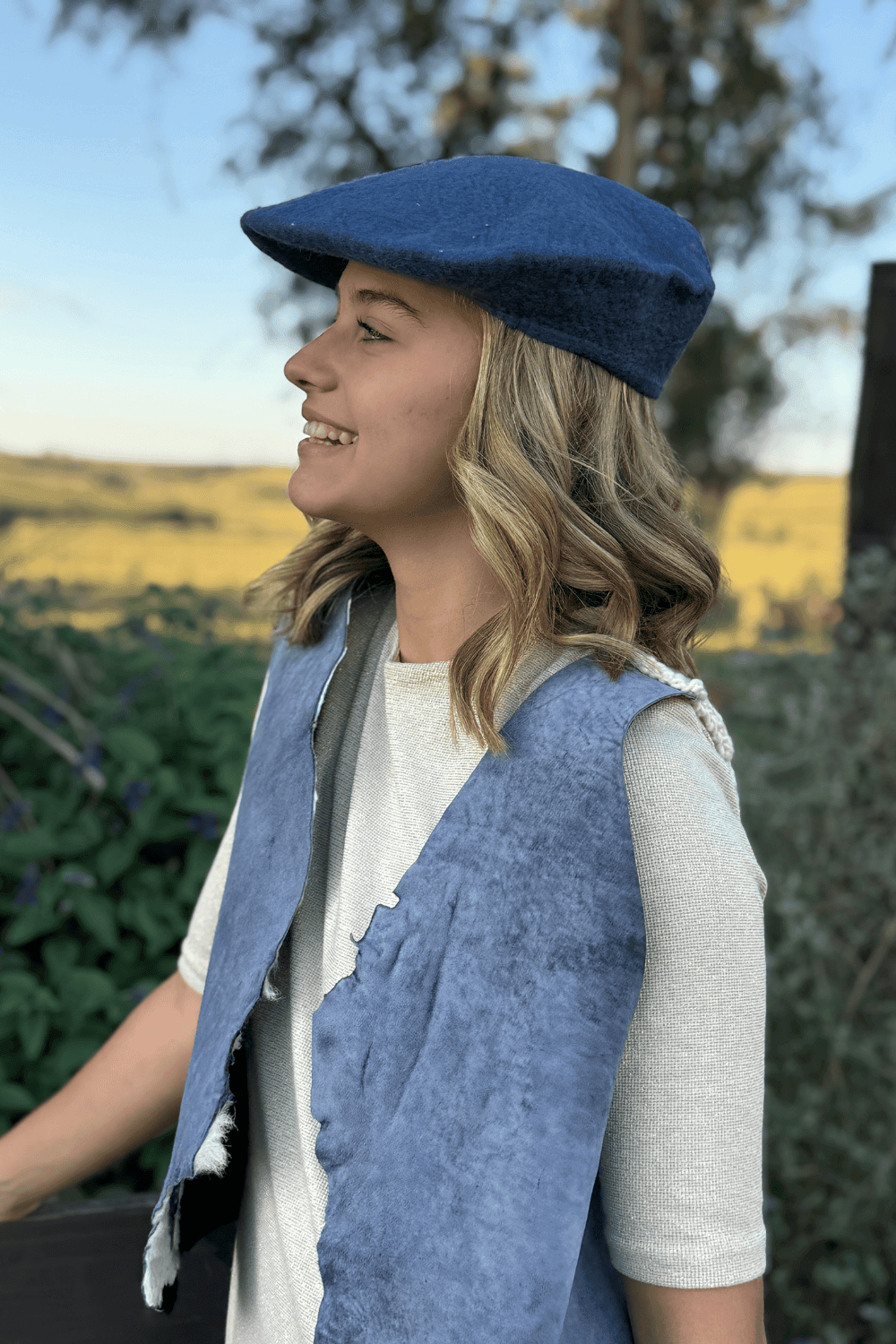 Boina azul m