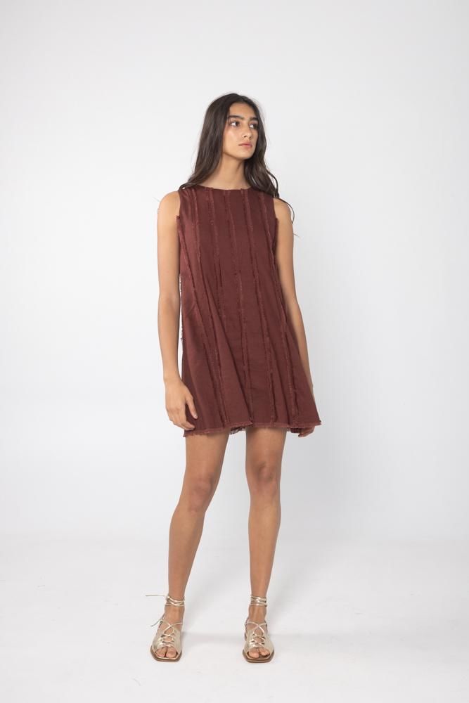 Vestido Tanquin chocolate s