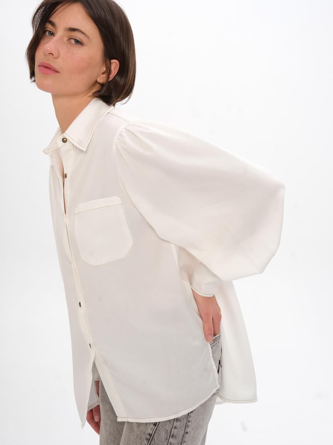Camisa Twist crudo s