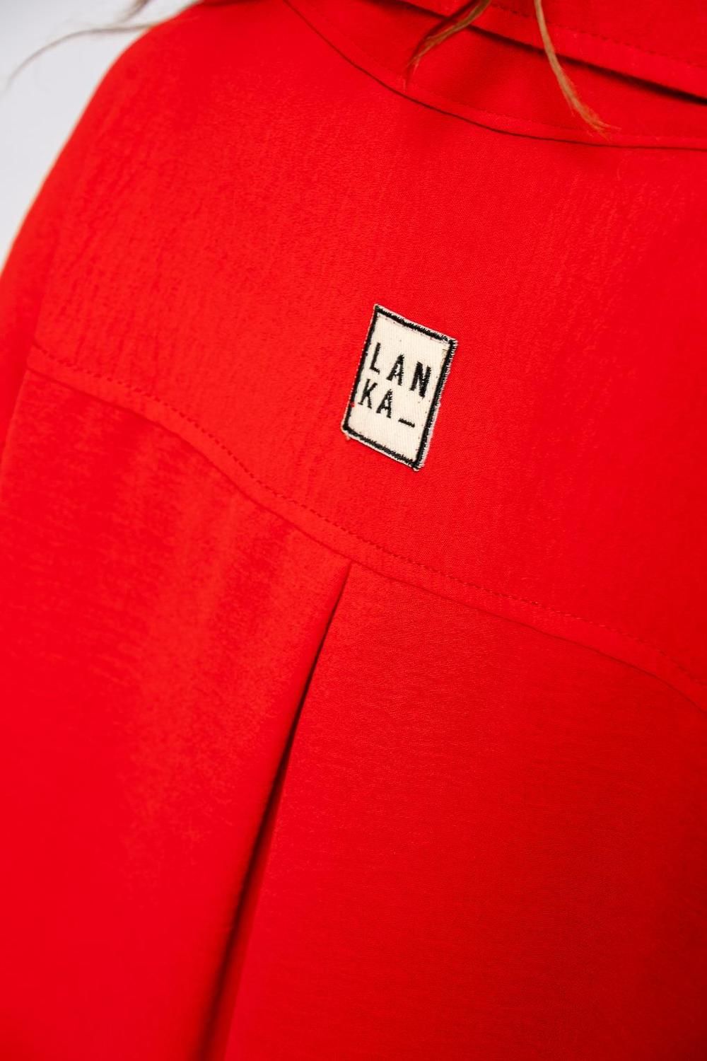Camisa Seis rojo talle unico