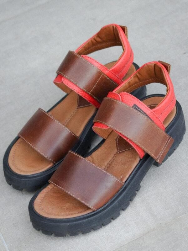 Sandalia Niza rojo 36