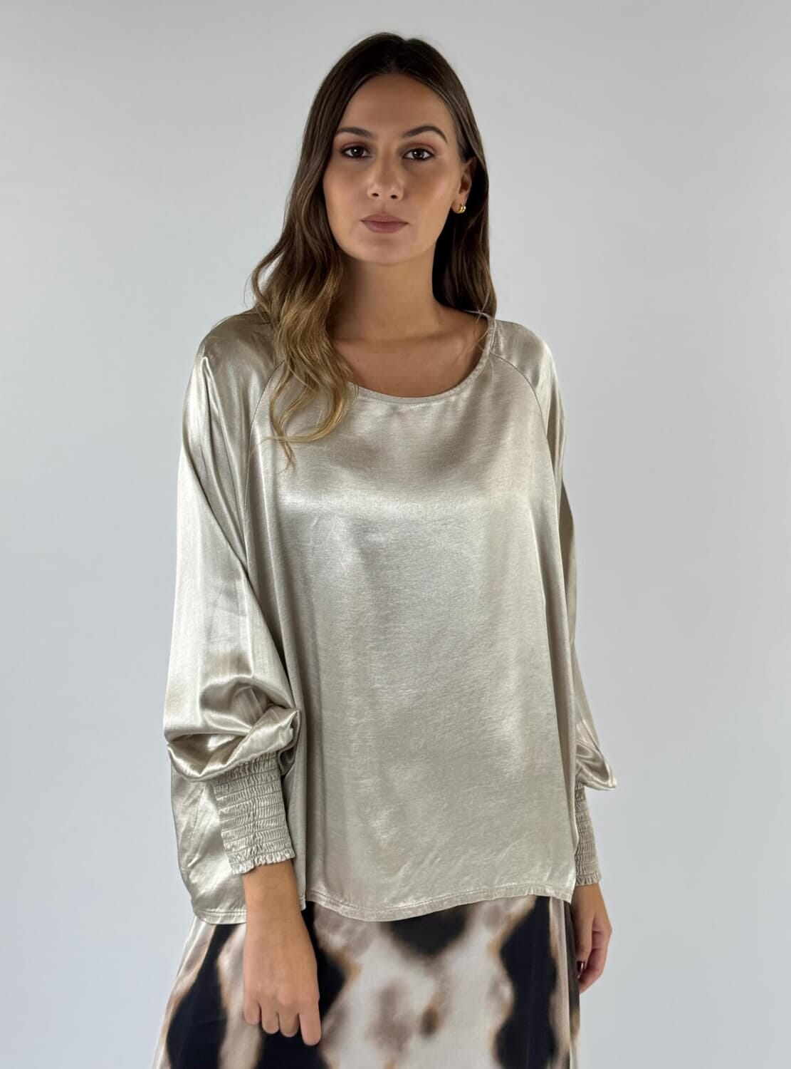 BLUSA LIMA beige talle unico