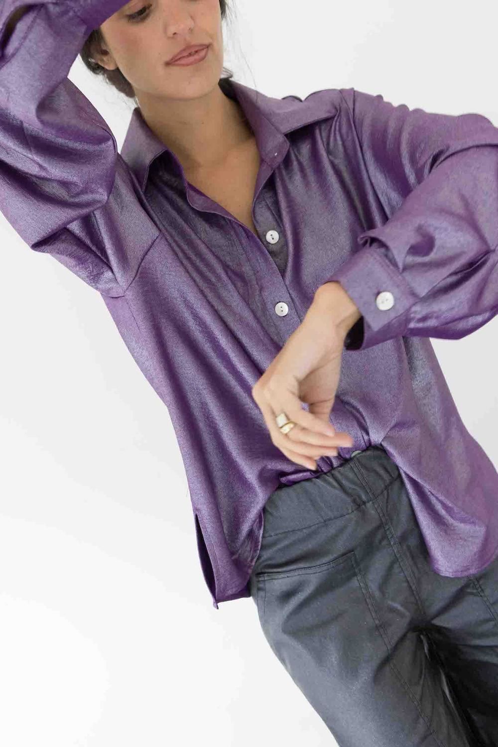 The Stylish Shirt violeta m