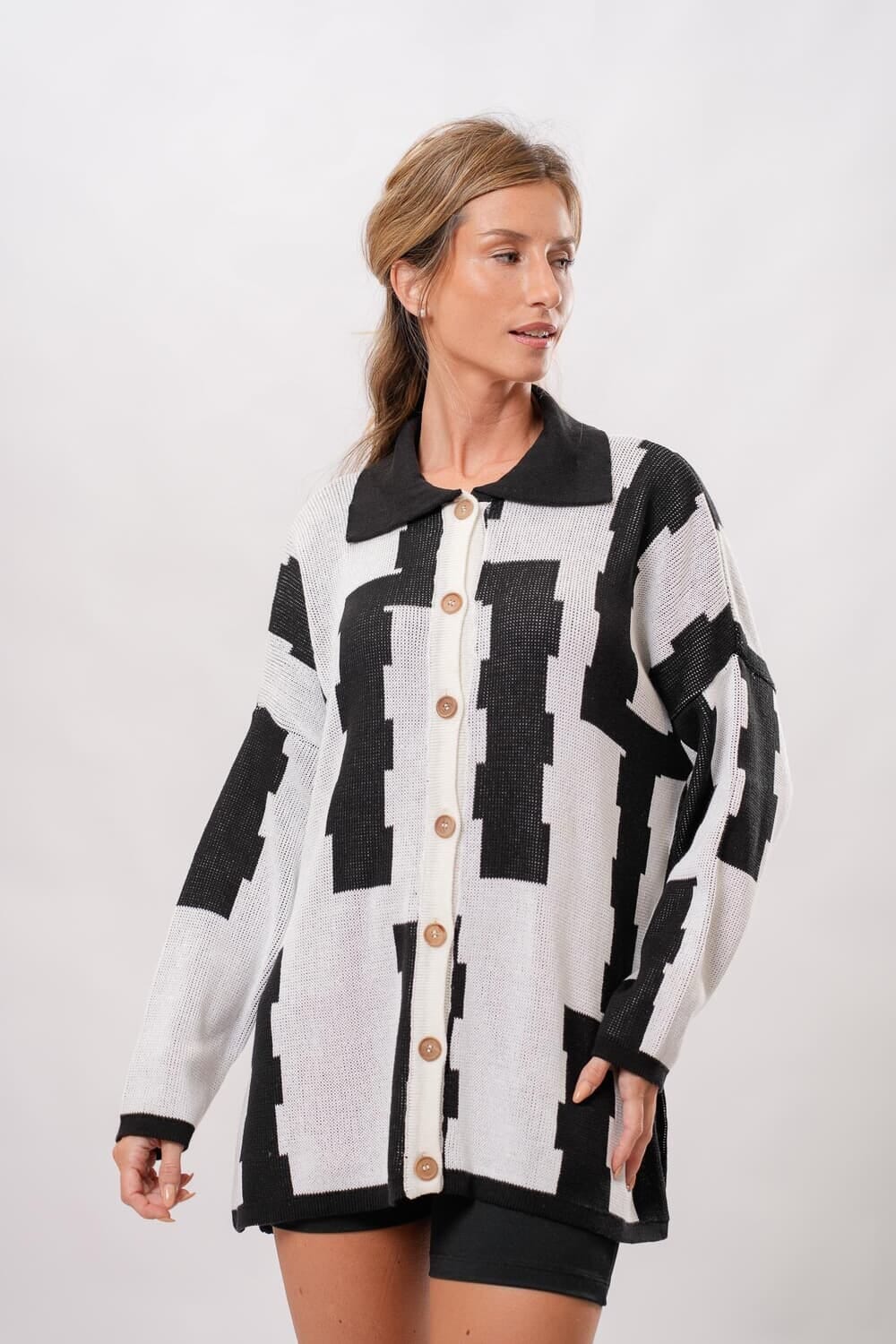 Saco Cambalache negro talle unico