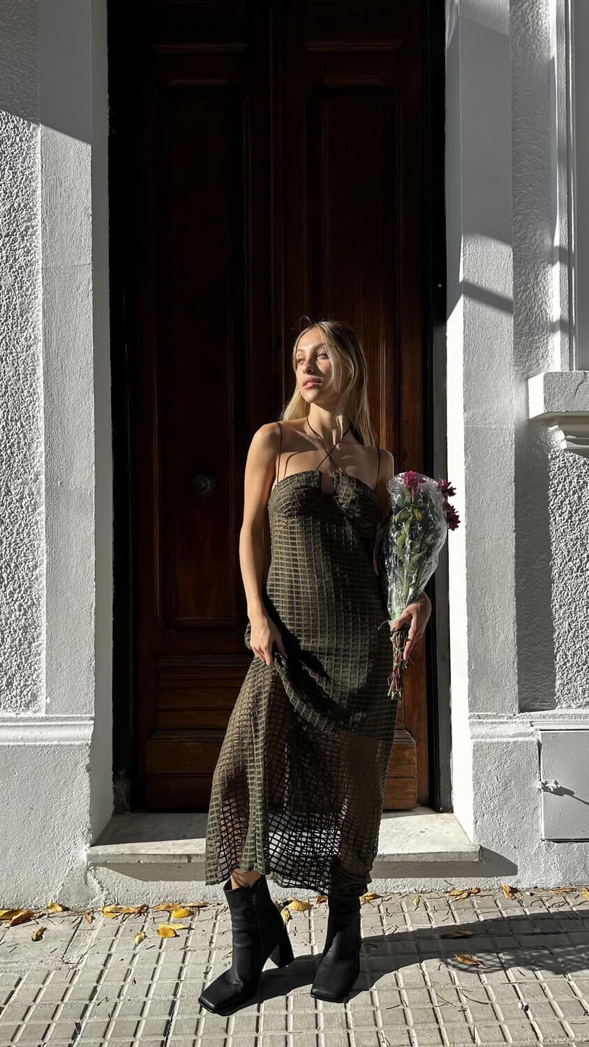 Vestido Taman verde l