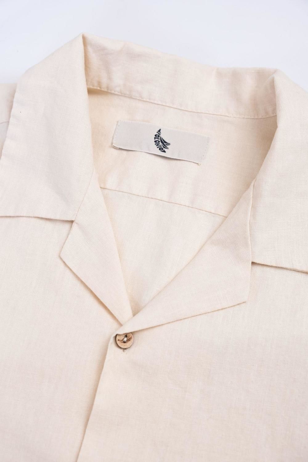 CAMP-COLLAR BOXY SHIRT crudo m