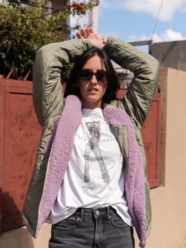 Campera Bomber Reversible verde s/m