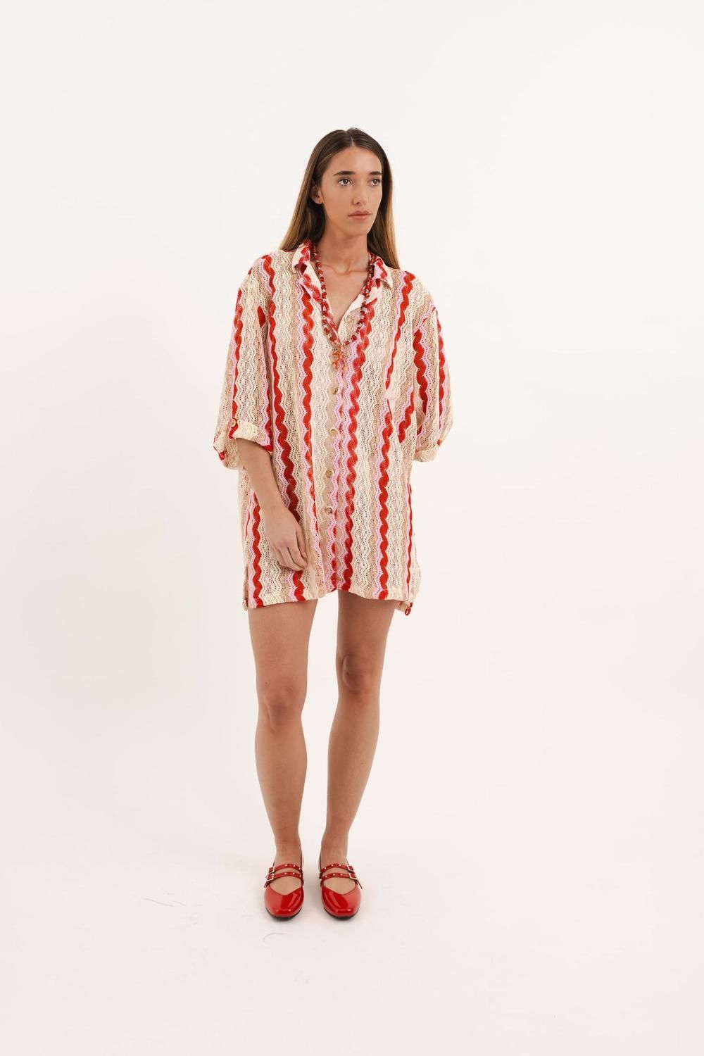 Camisa Pomelo rojo talle unico