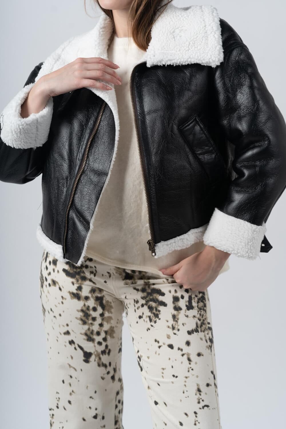 Campera Saeur negro xs