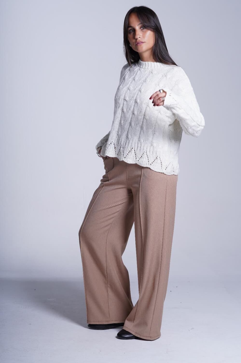 Sweater Brisa crudo talle unico
