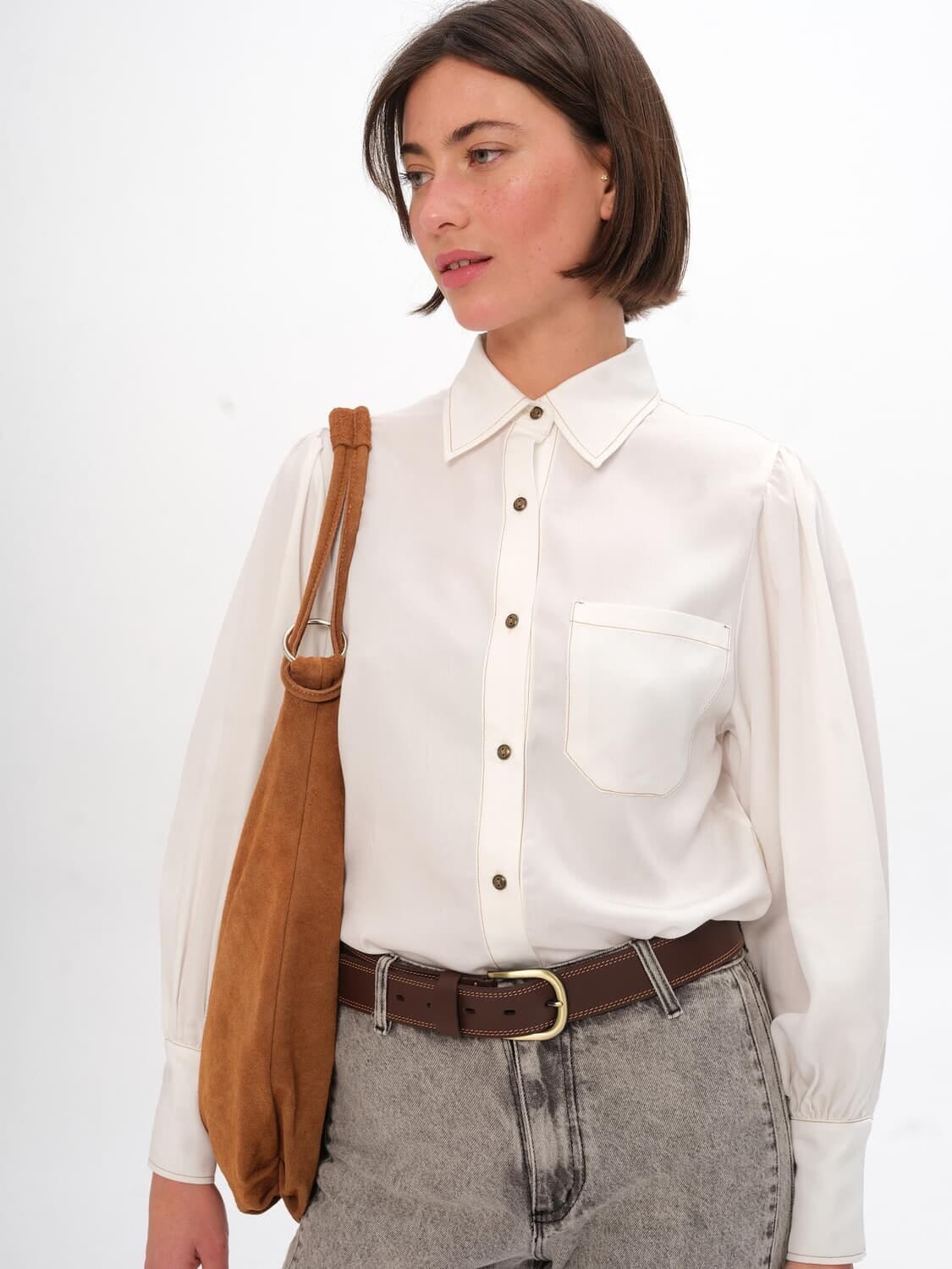 Circle Bag camel talle unico