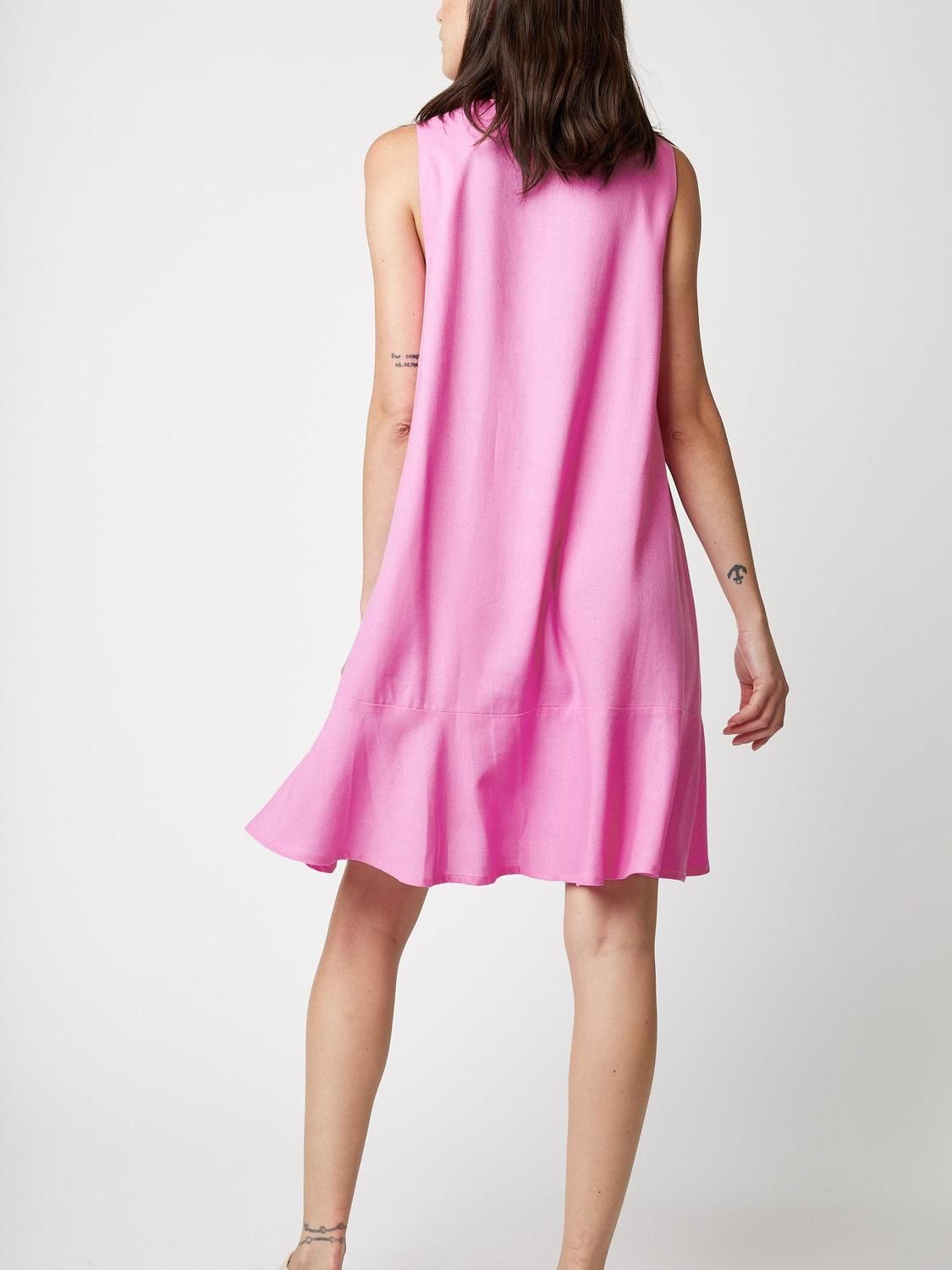 Vestido VENUS rosado chicle m/l