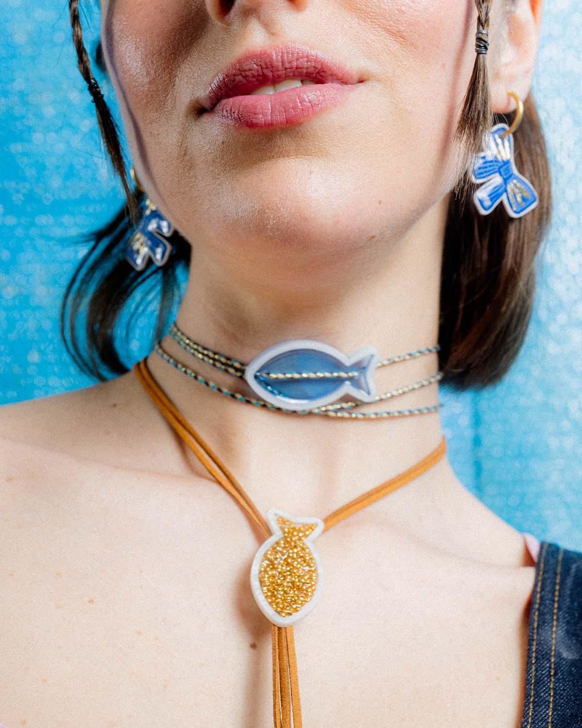 Dory Choker azul 