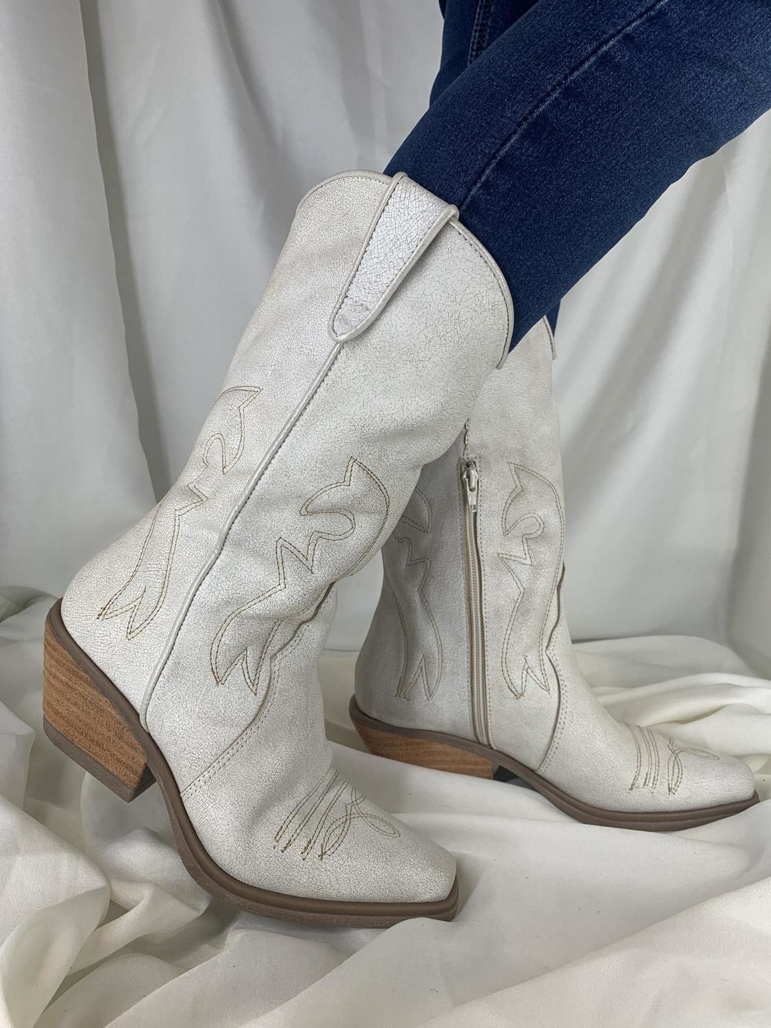 BOTA TEXANA LOUISIANA blanco 35