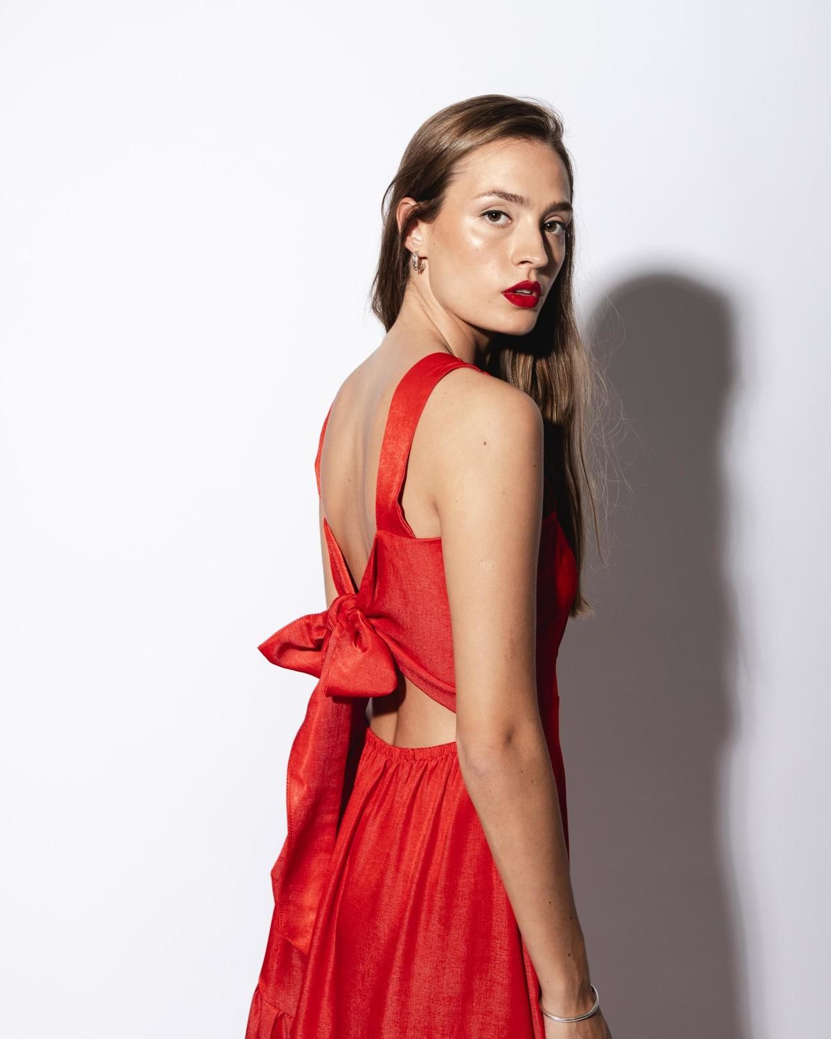 Vestido Enid rojo m