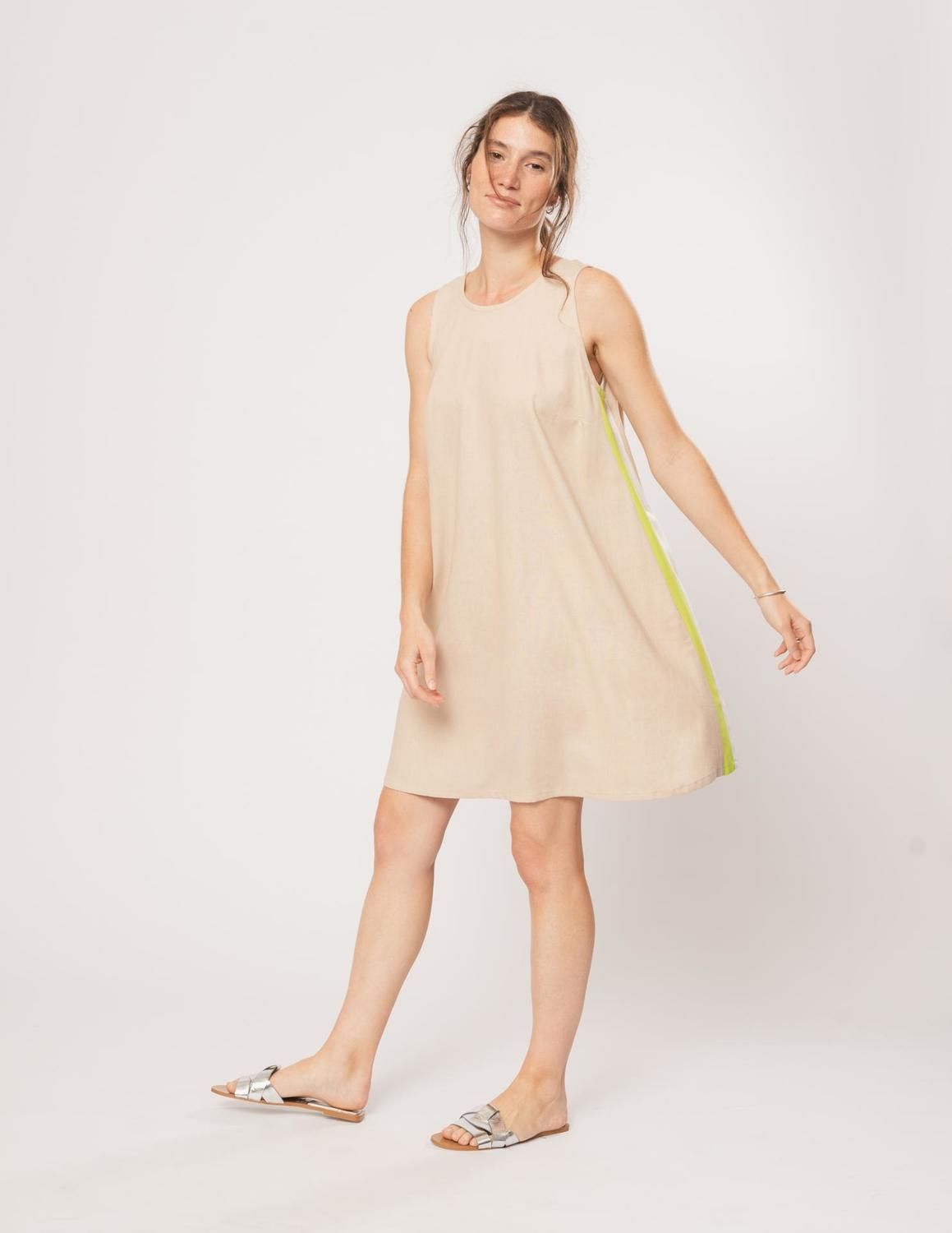 Vestido Padma beige m/l