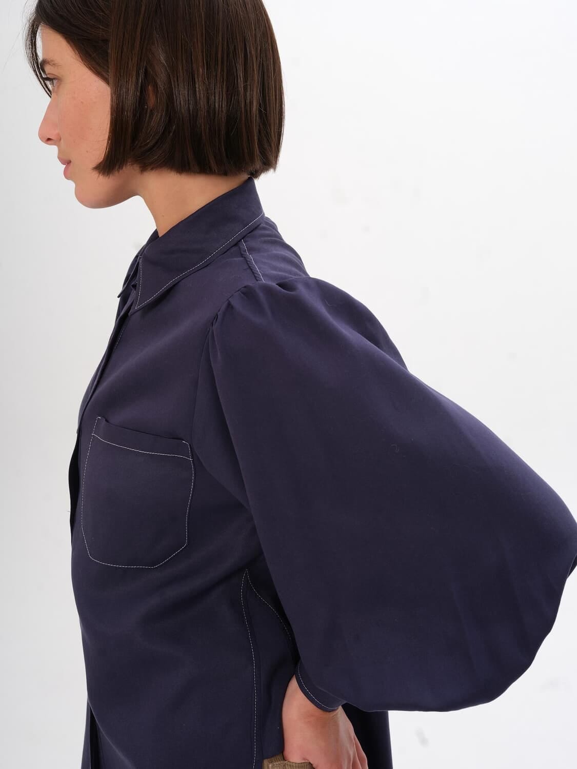 Camisa Twist azul s