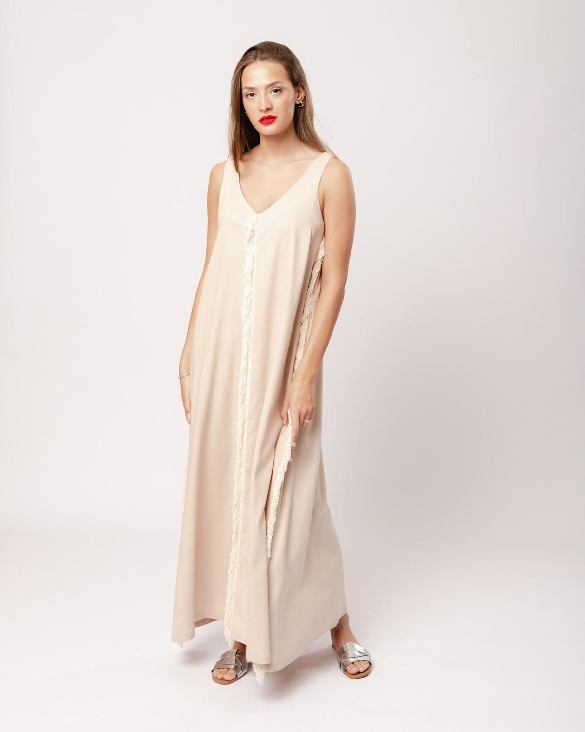 Vestido Zafiro beige m/l