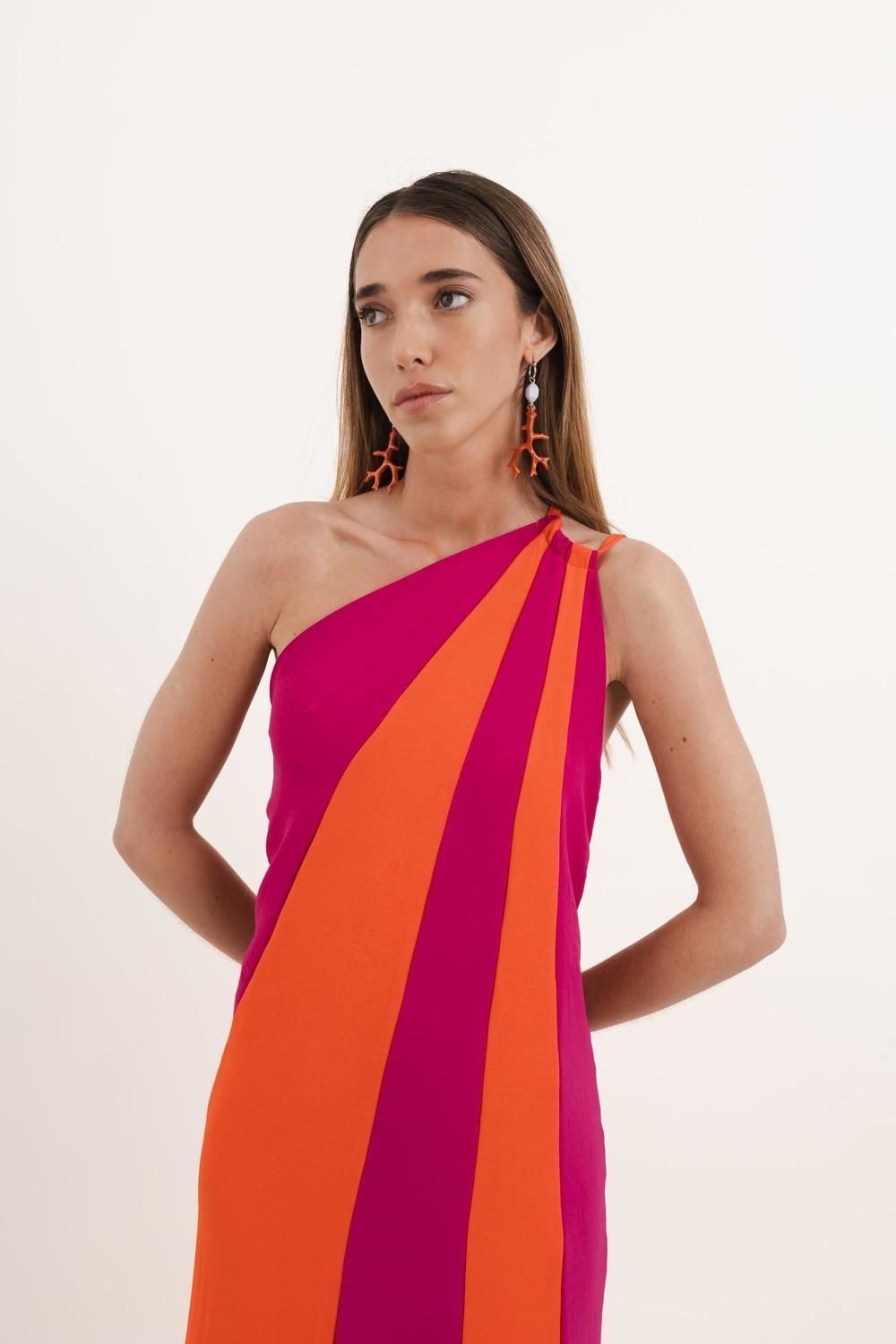 Vestido Haiti naranja m/l