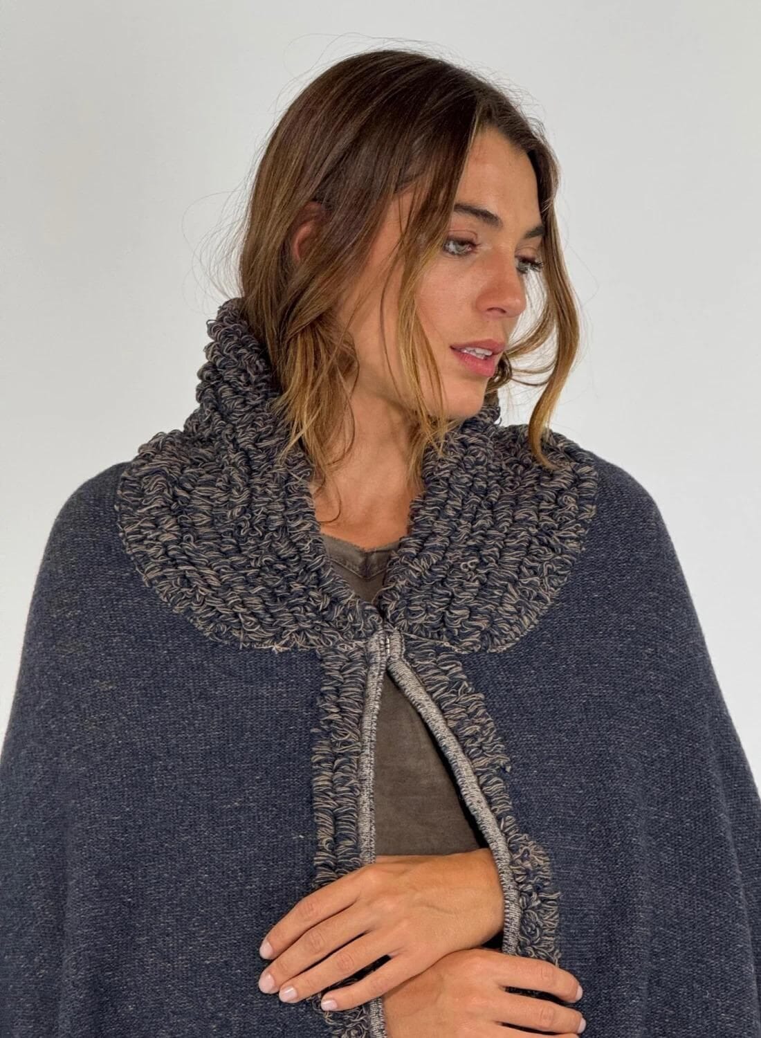 PASHMINA GLENN azul talle unico