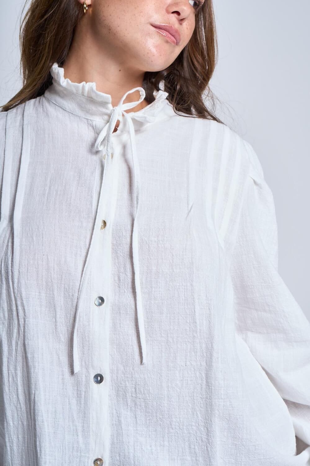 Camisa Tanna blanco talle unico